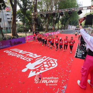 Race photo from SMARTFREN RUN 2026