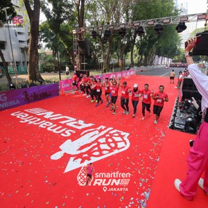 Race photo from SMARTFREN RUN 2026