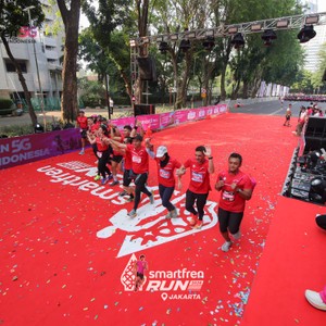 Race photo from SMARTFREN RUN 2026