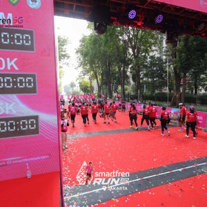 Race photo from SMARTFREN RUN 2026