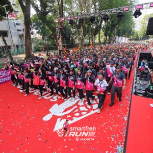 Race photo from SMARTFREN RUN 2026