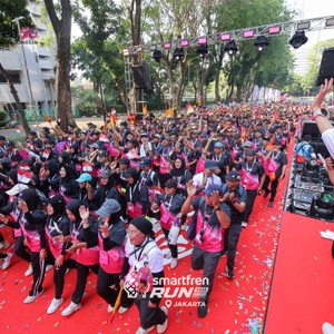 Race photo from SMARTFREN RUN 2026