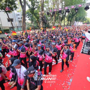 Race photo from SMARTFREN RUN 2026