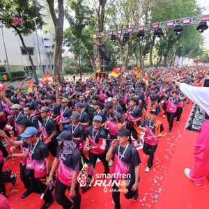 Race photo from SMARTFREN RUN 2026