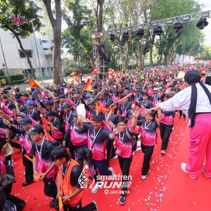 Race photo from SMARTFREN RUN 2026