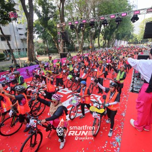 Race photo from SMARTFREN RUN 2026
