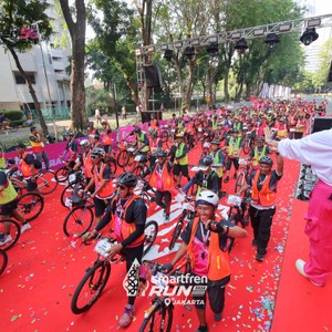 Race photo from SMARTFREN RUN 2026
