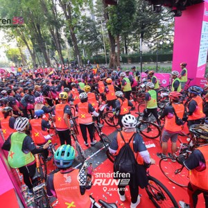 Race photo from SMARTFREN RUN 2026