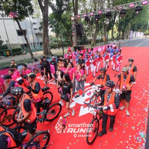 Race photo from SMARTFREN RUN 2026