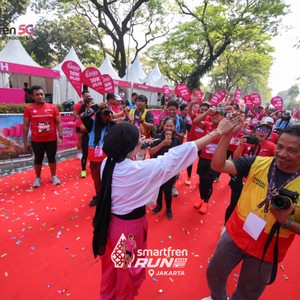 Race photo from SMARTFREN RUN 2026