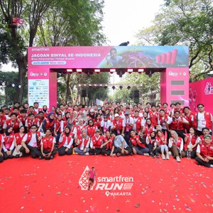 Race photo from SMARTFREN RUN 2026