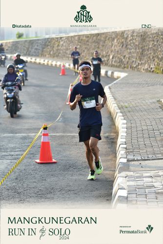 Race photo from Mangkunegaran Run 2024