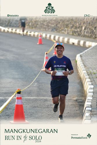 Race photo from Mangkunegaran Run 2024