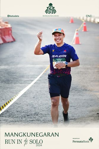 Race photo from Mangkunegaran Run 2024