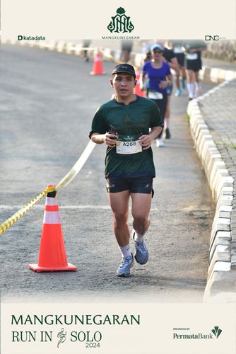 Race photo from Mangkunegaran Run 2024