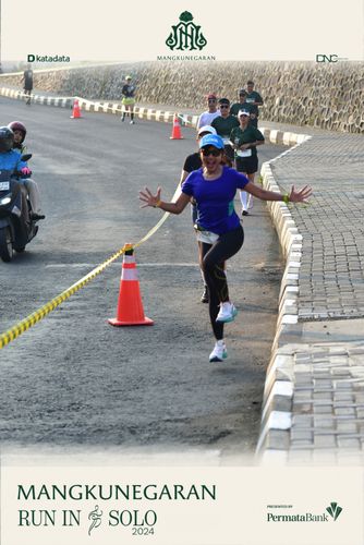 Race photo from Mangkunegaran Run 2024