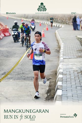 Race photo from Mangkunegaran Run 2024