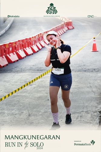 Race photo from Mangkunegaran Run 2024