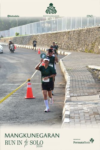 Race photo from Mangkunegaran Run 2024