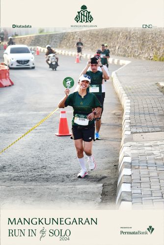 Race photo from Mangkunegaran Run 2024
