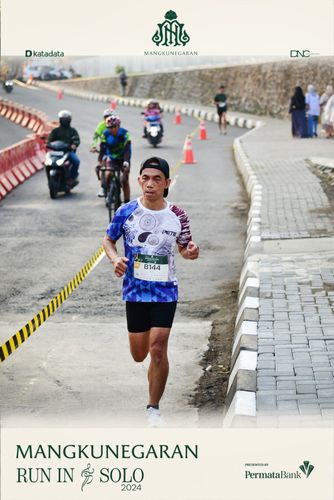 Race photo from Mangkunegaran Run 2024