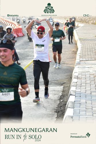 Race photo from Mangkunegaran Run 2024