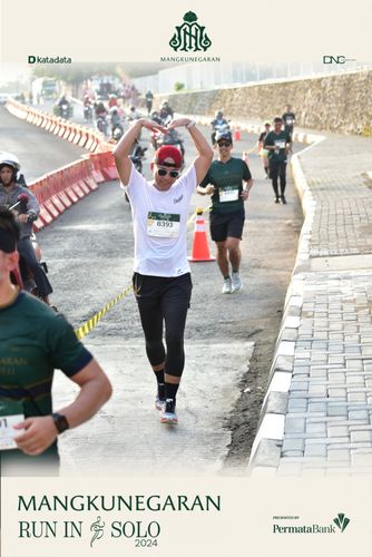 Race photo from Mangkunegaran Run 2024