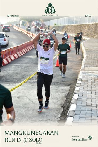 Race photo from Mangkunegaran Run 2024