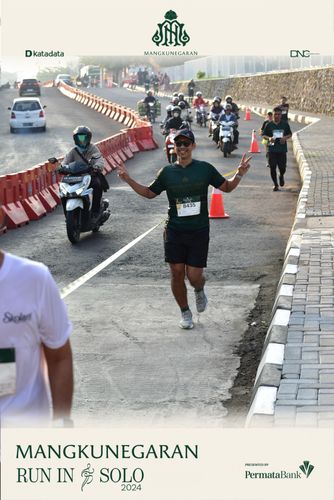 Race photo from Mangkunegaran Run 2024