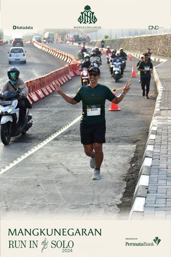 Race photo from Mangkunegaran Run 2024