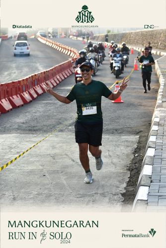 Race photo from Mangkunegaran Run 2024