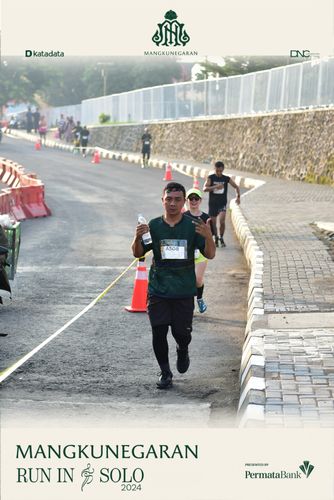 Race photo from Mangkunegaran Run 2024