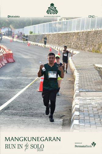 Race photo from Mangkunegaran Run 2024