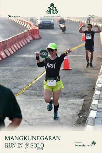 Race photo from Mangkunegaran Run 2024