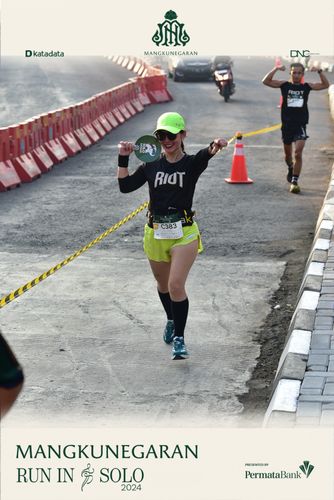 Race photo from Mangkunegaran Run 2024