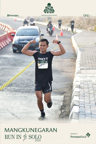 Race photo from Mangkunegaran Run 2024
