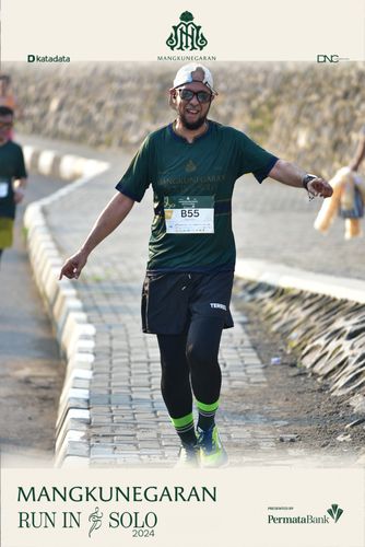 Race photo from Mangkunegaran Run 2024