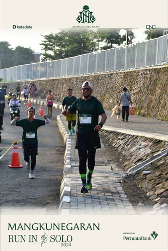 Race photo from Mangkunegaran Run 2024