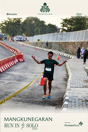 Race photo from Mangkunegaran Run 2024