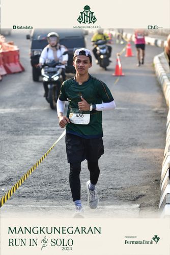 Race photo from Mangkunegaran Run 2024