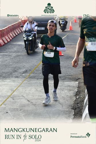 Race photo from Mangkunegaran Run 2024
