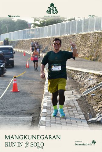 Race photo from Mangkunegaran Run 2024