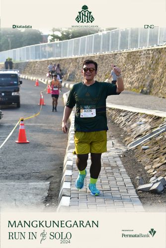 Race photo from Mangkunegaran Run 2024