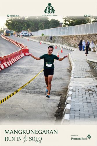 Race photo from Mangkunegaran Run 2024