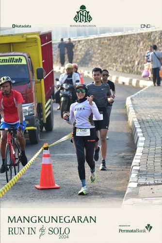 Race photo from Mangkunegaran Run 2024