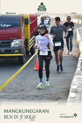Race photo from Mangkunegaran Run 2024