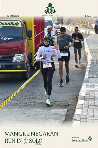 Race photo from Mangkunegaran Run 2024