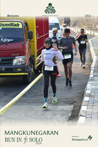 Race photo from Mangkunegaran Run 2024