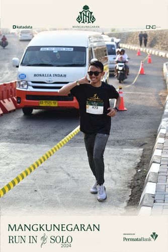 Race photo from Mangkunegaran Run 2024