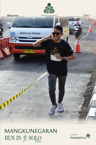 Race photo from Mangkunegaran Run 2024
